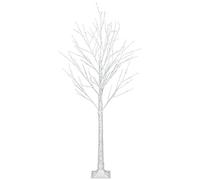 White Birch LED Lighted Tree for Home Wedding Festival Party Christmas Decor, Indoor and Outdoor Use, Warm White (4ft / 1.2m)
