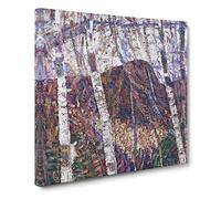 White Birches by Marsden hartley Canvas Print | Gallery Wrapped 30mm Frame Wall Art | 14x14 inches | Ready to Hang | Classic Picture | Living Room Bedroom Lounge Office