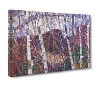 White Birches By Marsden Hartley Canvas Print | Gallery Wrapped 30mm Frame Wall Art | 24x16 inches | Ready to Hang | Classic Picture | Living Room Bedroom Lounge Office