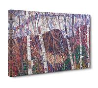 White Birches By Marsden Hartley Canvas Print | Gallery Wrapped 30mm Frame Wall Art | 30x20 inches | Ready to Hang | Classic Picture | Living Room Bedroom Lounge Office
