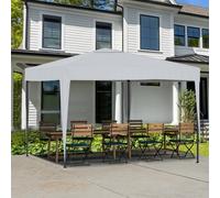 (White) Birchtree Waterproof Pop Up Garden Gazebo - 3 x 3m