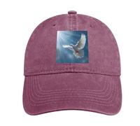 White Bird Dove Holy Spirit Vintage Baseball Cap Golf Dad Hats Adjustable SnapBack Cap for Men Women Sports Outdoor