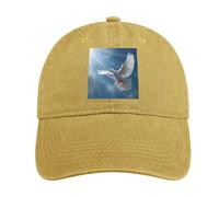 White Bird Dove Holy Spirit Vintage Baseball Cap Golf Dad Hats Adjustable SnapBack Cap for Men Women Sports Outdoor