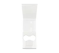 White, Black ABS Car Centre Console Wrap, Decorative Stickers for the Centre Console with Card Hole, Accessories for the Interior Decoration Set, for Tesla Model 3 2017-2020