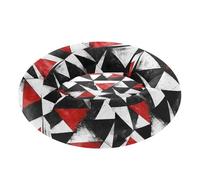 White Black and Red Triangles Calming Anti Anxiety Pet Dog Beds fluffier Cat Cave Bed for Small Size Pets Supplies cama alta para Perros