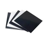 White/Black Antistatic POM Sheet Board DIY Raw Material Hard Plastic Polyoxymethylene PlateThickness 2/3/5/6/8/10/12/15/20/30mm(Black,20x100x200mm 1Pc)