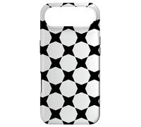 White Black Circle Star Monochrome Scandinavian Pattern Case for iPhone Air