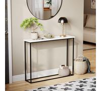 (White & Black) Console Table With Metal Leg, Vida Designs, Modern Hallway Table