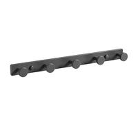 White/Black/Gray 3/4/5/6/7/8 Hooks, Aluminum Alloy Coat Hook, Simple And Stylish Coat Hook, Heavy Duty Solid Wall Hook, Suitable For Bathroom, Entrance, Behind The Door, Bedroom(Grey,36cm/14.1in)