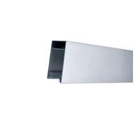 White Black Gray Heavy Duty Window Light Block Strips, 100 140 160 180 200 220 CM Roller Blind Light Blocker/Blackout Shade Side Rails, U Channel Bloqueador De Luz para Ventana(Gray,58in/147.3cm)