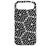 White Black Hexagon Honeycomb Triangles Geometrical Pattern Case for iPhone Air