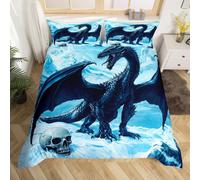 (White Black, King(No Comforter)) Homewish Gary Tiger Bedding Set Orange Rose Painting Comforter Cover,Romantic Tigers Duvet Cover Double African Safari Animals Quilt Cover for Kids