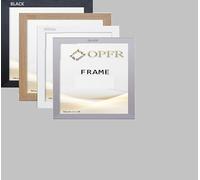 White,Black,Oak,Silver, Photo,Poster,Frame 13x13 Inch (Silver)