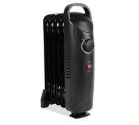 WHITE \ BLACK Oil Filled Radiator Portable Daewoo Heater 6 Fin 800W Thermostat