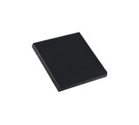 White/Black Polyoxymethylene Plate 5-10mm, High Hardness POM Rectangular Sheet for CNC Model 1pc(Black,6x100x100mm)