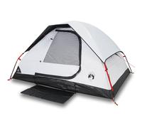 (white blackout, 2-person) vidaXL Family Tent Dome 6-Person Outdoor Lightweight Camping Tent Waterproof