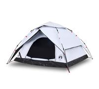 (White blackout, 250 x 250 x 155 cm) vidaXL Camping Tent Dome Tent Lightweight Tent Blackout Fabric Quick Release