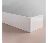 White Blackout Rod Cover Box e 260cm Metal Valance Panel for CeilingWall No TrPerfect for & Doors Enhance Your Home Décor