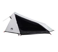 Camping Tent Tunnel 1-Person White Blackout Fabric Waterproof