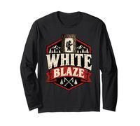 White Blaze Hiking Bear Mountain Adventure Long Sleeve T-Shirt
