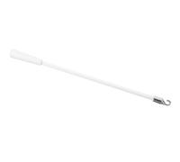 White Blind Wand Replacement Rod with Hook for Vertical Blinds