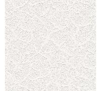 White Blown Paintable Wallpaper Geometric Bark Speckle Square Stripe Panel
