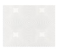 White Blown Vinyl Wallpaper Embossed Textured Patterned Paintable 6639-17