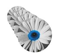 White Blue Daisy Car Air Freshener Cards for Women Men 4 Pack Cute Car Accessories Long Lasting Scent Car Diffuser Hanging Auto Aromatherapy Tablets Car Fresheners Gifts
