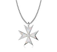 white blue fire opal pendant for women 925 geometric birthstone necklace Made in China
