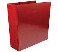 White Box 65 mm Presentation 4D-Ring Binder - Red [Pack of 10]
