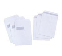 WhiteBox Envelope C4 Window 90gsm White Self Seal Pack of 250 WX3501