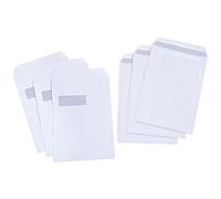 WhiteBox Envelope C4 Window 90gsm White Self Seal Pack of 250 WX3501