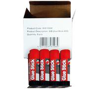 White Box Large Solvent Free Glue Stick 40G (Pack Of 8)
