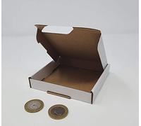 White Box Mini Square. Size: 10cm x 10cm x 2cm (4'' x 4'' x 0.8'') Shipping MAILING Postal PIP Large Letter (1)