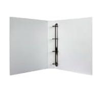White Box Presentation 25 mm 4D-Ring Binder - White