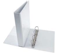 White Box Presentation 65 mm 4D-Ring Binder - White