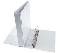White Box Presentation 65 mm 4D-Ring Binder - White