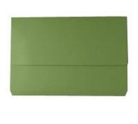 White Box Whitebox 220Gsm Foolscap Document Wallet - Green