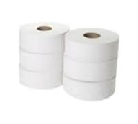 White Box Whitebox Jwh330 Jumbo Toilet Roll, 2-Ply, 300 M (Pack Of 6)