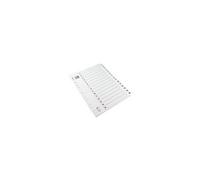 White Box Wx01530 A4 Mylar Index 1-15 White Wx01530