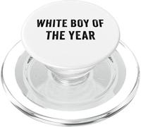 White Boy of The Year - Funny Handsome Cool Men's Humor PopSockets PopGrip for MagSafe