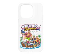 White Boy Summer Founding Fathers Delaware Crossing Funny Case for iPhone 15 Pro