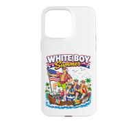 White Boy Summer Founding Fathers Delaware Crossing Funny Case for iPhone 15 Pro Max