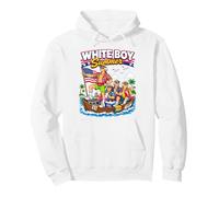 White Boy Summer Founding Fathers Delaware Crossing Funny Pullover Hoodie
