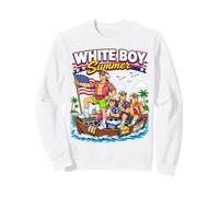 White Boy Summer Founding Fathers Delaware Crossing Funny Sweatshirt
