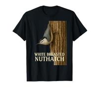 White-Breasted Nuthatch Tee: Wild Bird Nature Lover Gift T-Shirt