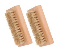 White Brush Bristles Cleaning Double Sided 2pcs Guitar Fretboard