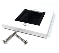 White Brush Plate Faceplate, 86x86mm, Single | Wall Mounted Installation Tidy, Cable Pass Through Insert, Wires and Cable Access, Black
