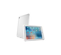 (WHITE) Bumper Case fits iPad Pro 9.7" Rugged Heavy Duty Anti-Shock Rubber Edge Protective Easy Grip Case + Screen Film - Kids & School Friendly Case