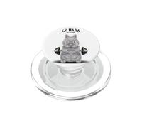 White Bunny Weightlifting Gym Graphic for Rabbit Lovers PopSockets PopGrip for MagSafe